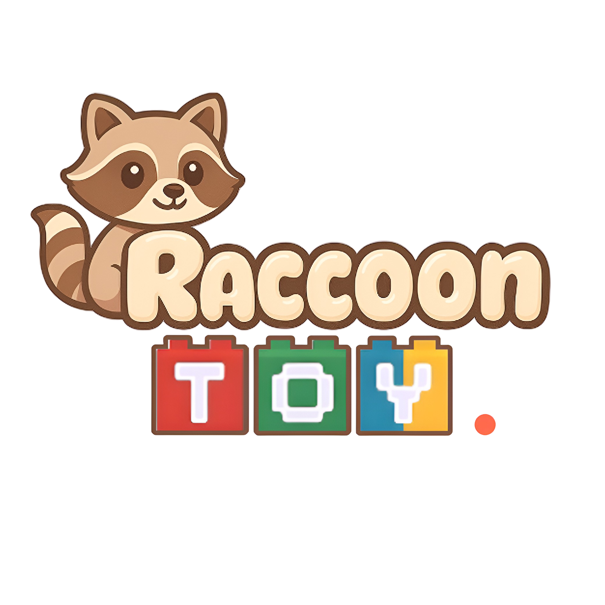 Raccoon Toy Logo