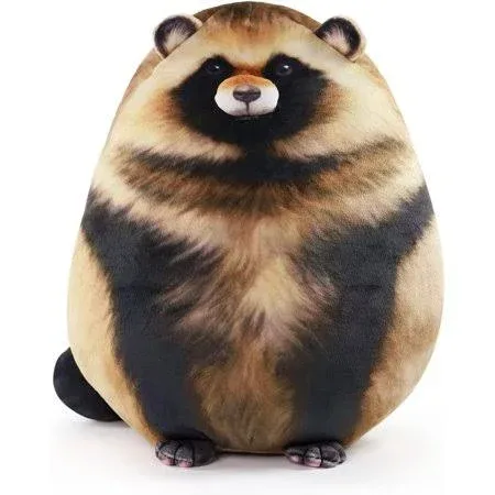 10 Inch Raccoon Stuffed Animal Cute Plushies for Girls Soft Plush Pillow