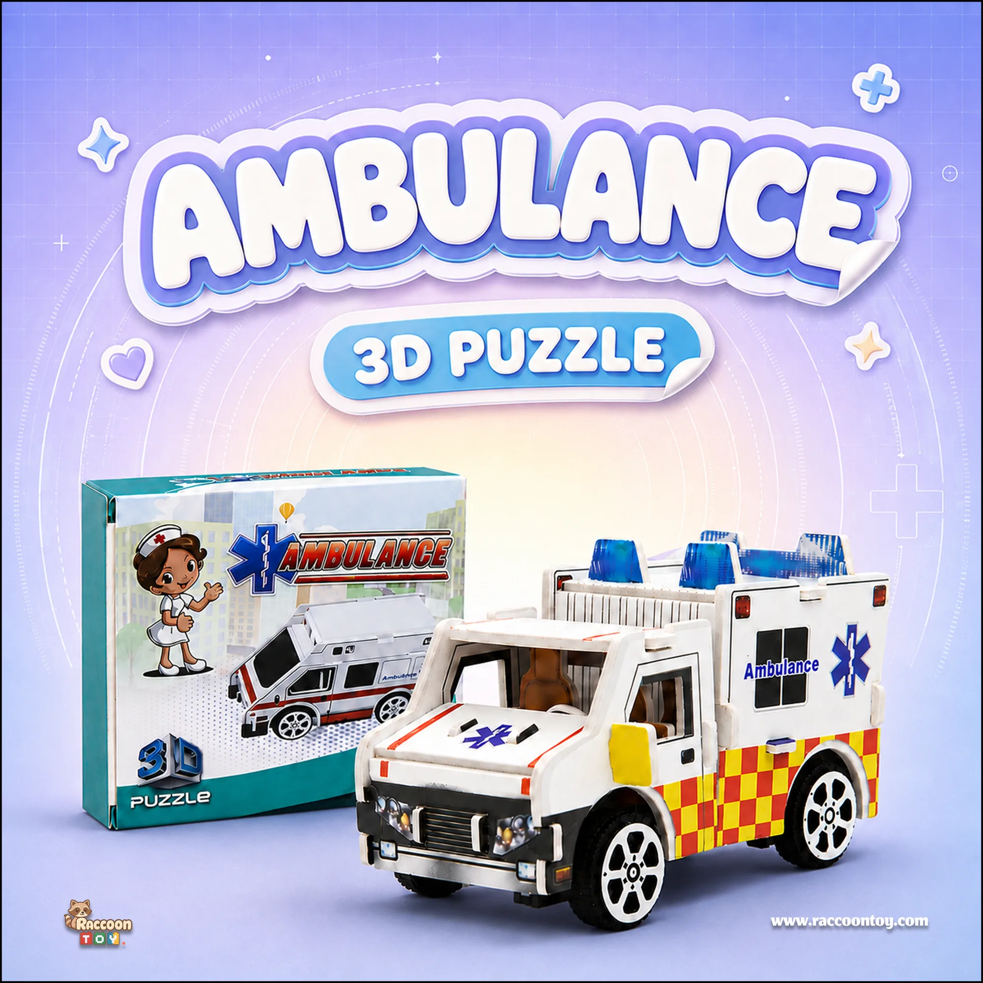 Ambulance 3D Puzzle - Squad Edition - 3