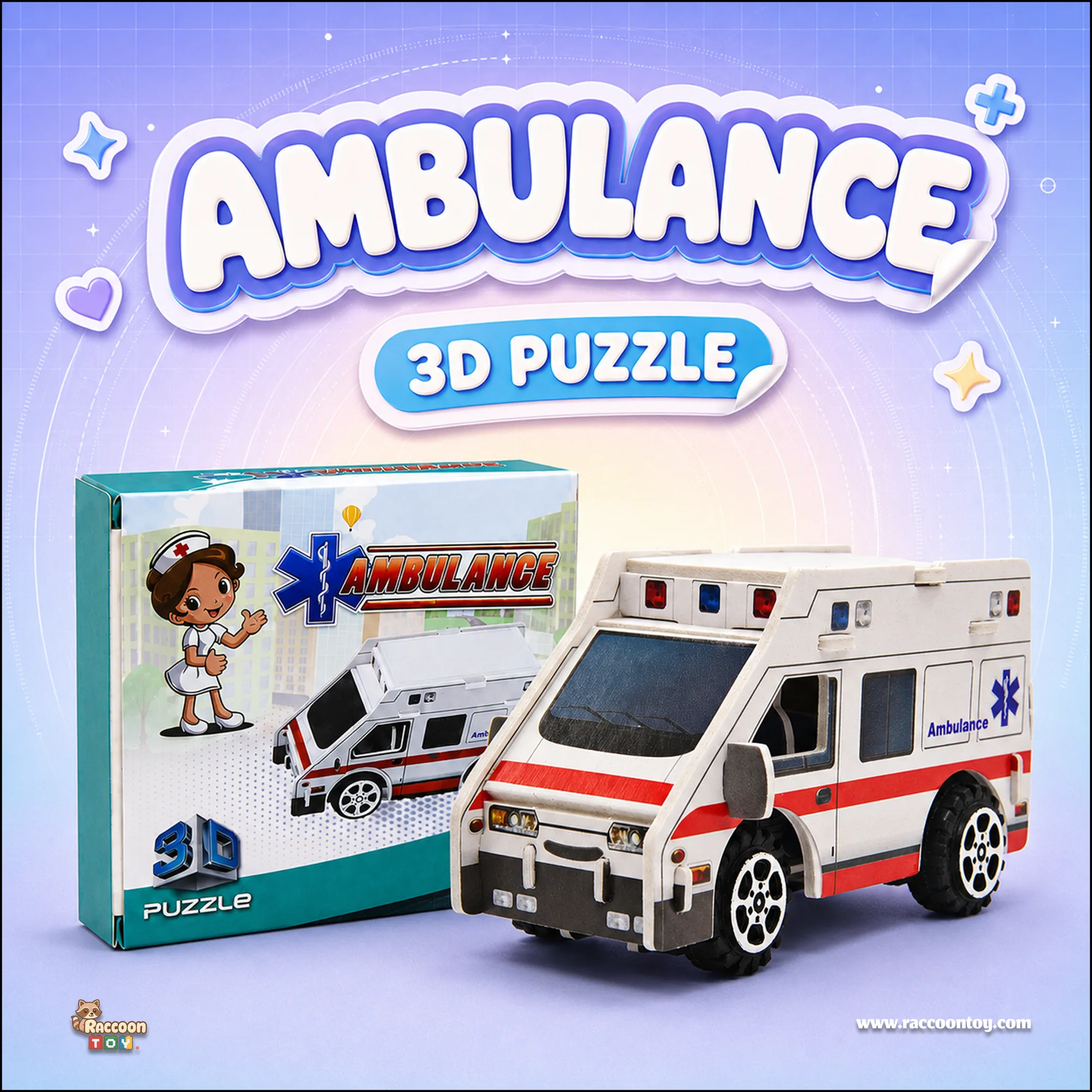 Ambulance 3D Puzzle - Rescue Edition - 3