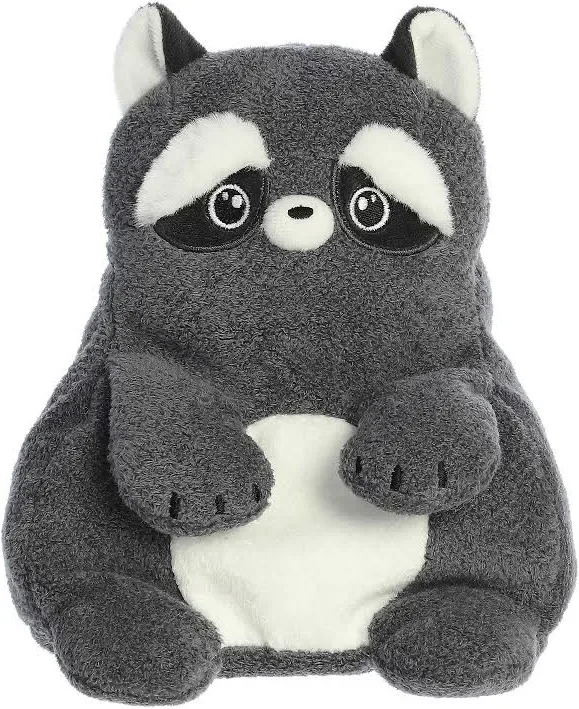 Aurora Small Grey Fluffles Riley Raccoon Whimsical Stuffed Animal