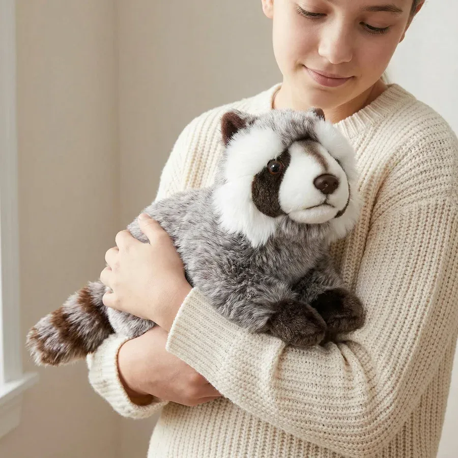 Baby Frankiezhou Simulation Raccoon Plush Toy - 4