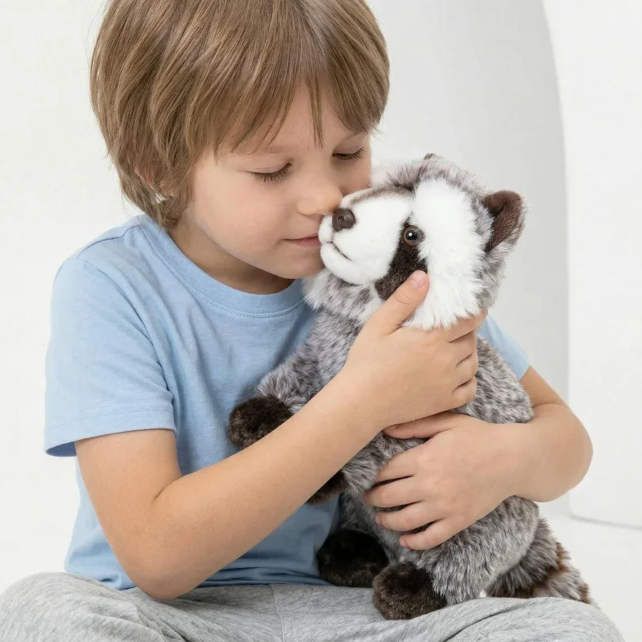 Baby Frankiezhou Simulation Raccoon Plush Toy - 3