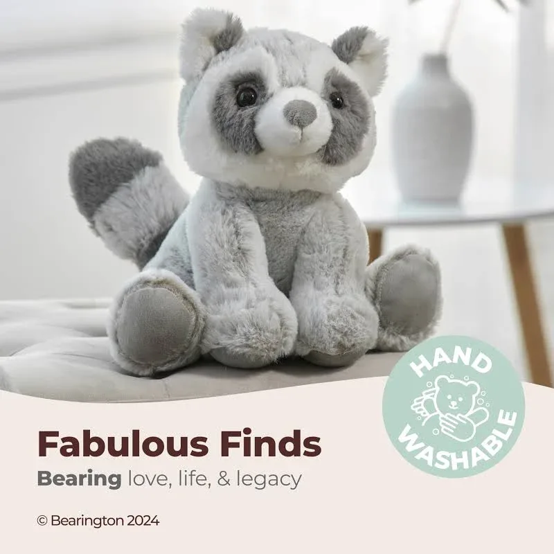 Bearington Collection Ringo Plush Raccoon Stuffed Animal - 4