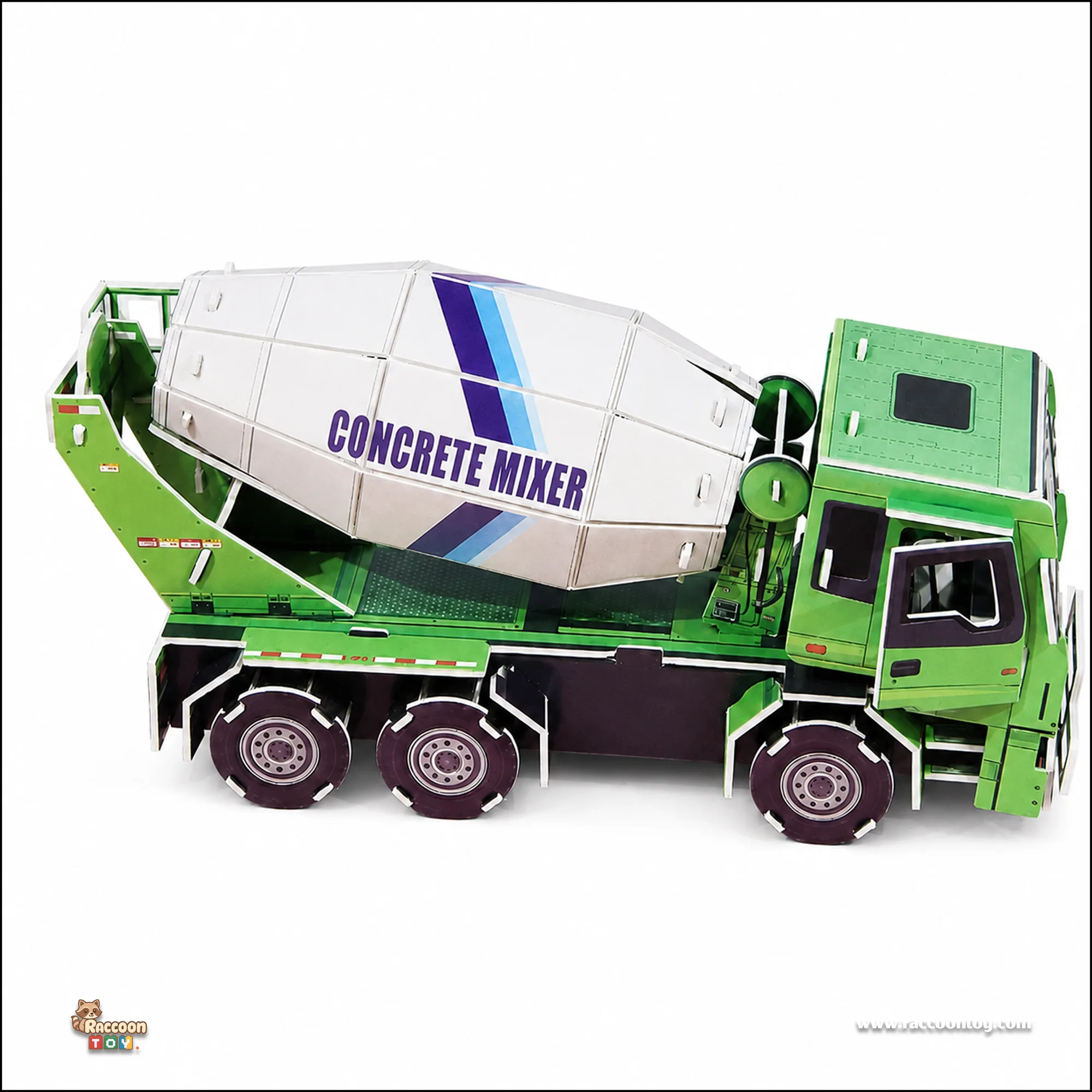 Concrete Mixer Truck 3D Puzzle - 4