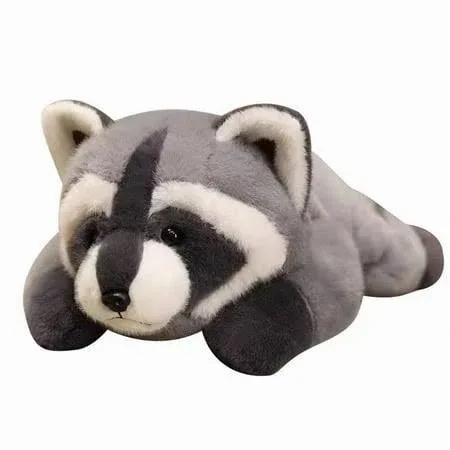 Egymen Long-Arm Raccoon Plush Pillow, Super-Soft Raccoon Cuddle Buddy for Kids and Adults, Adorable Raccoon Stuffed Animal, Cozy Raccoon Hugging Toy