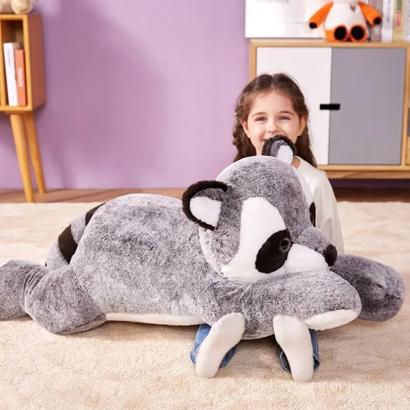 Giant Raccoon Stuffed Animal Plush Toy - 5