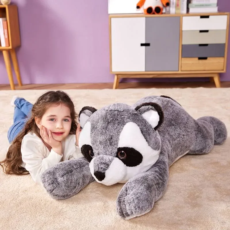 Giant Raccoon Stuffed Animal Plush Toy - 2