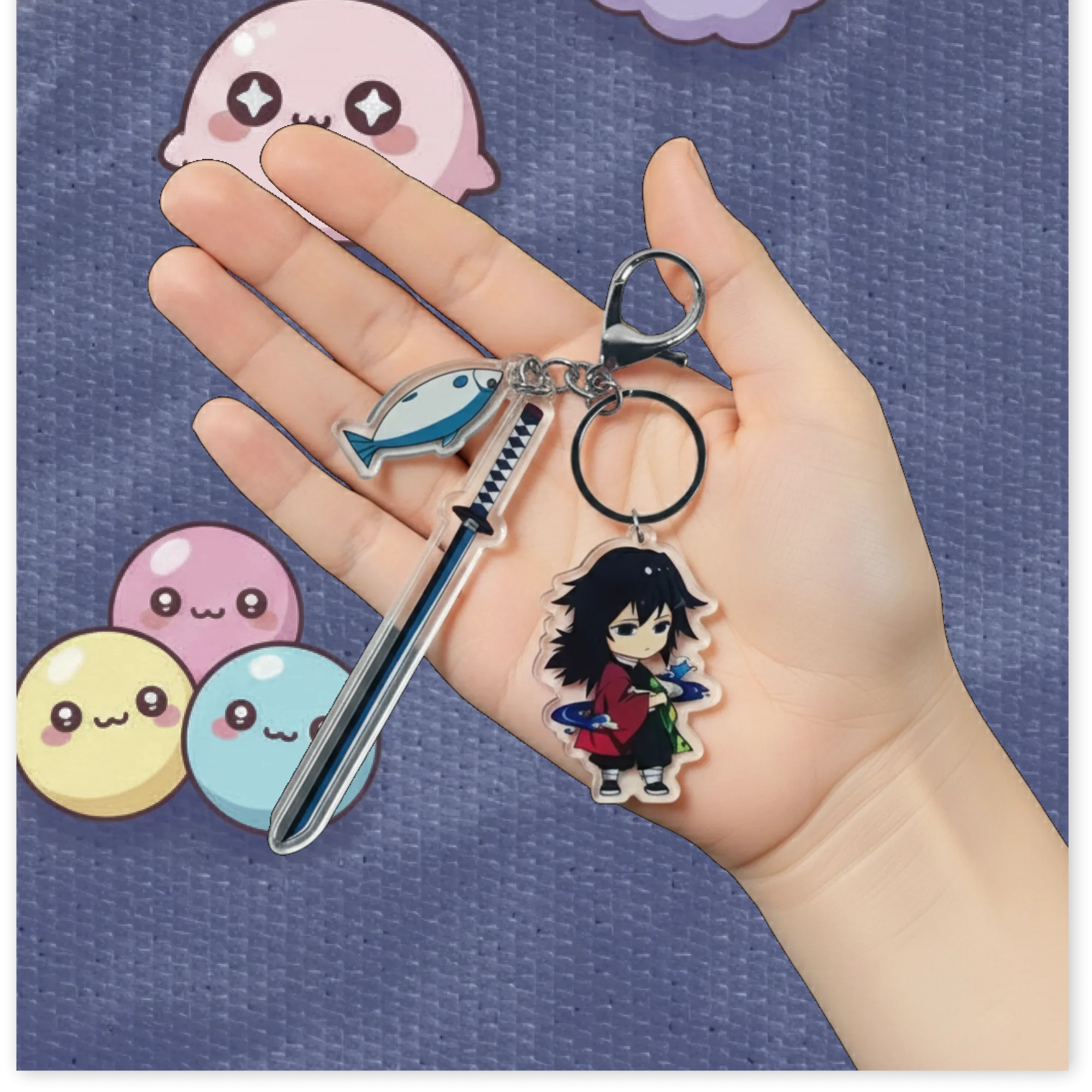 Giyu Tomioka Keychain