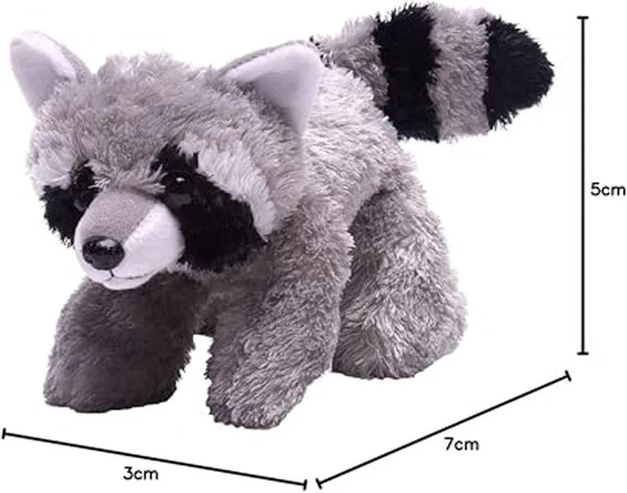 Hug'ems Mini Raccoon Stuffed Animal - 6