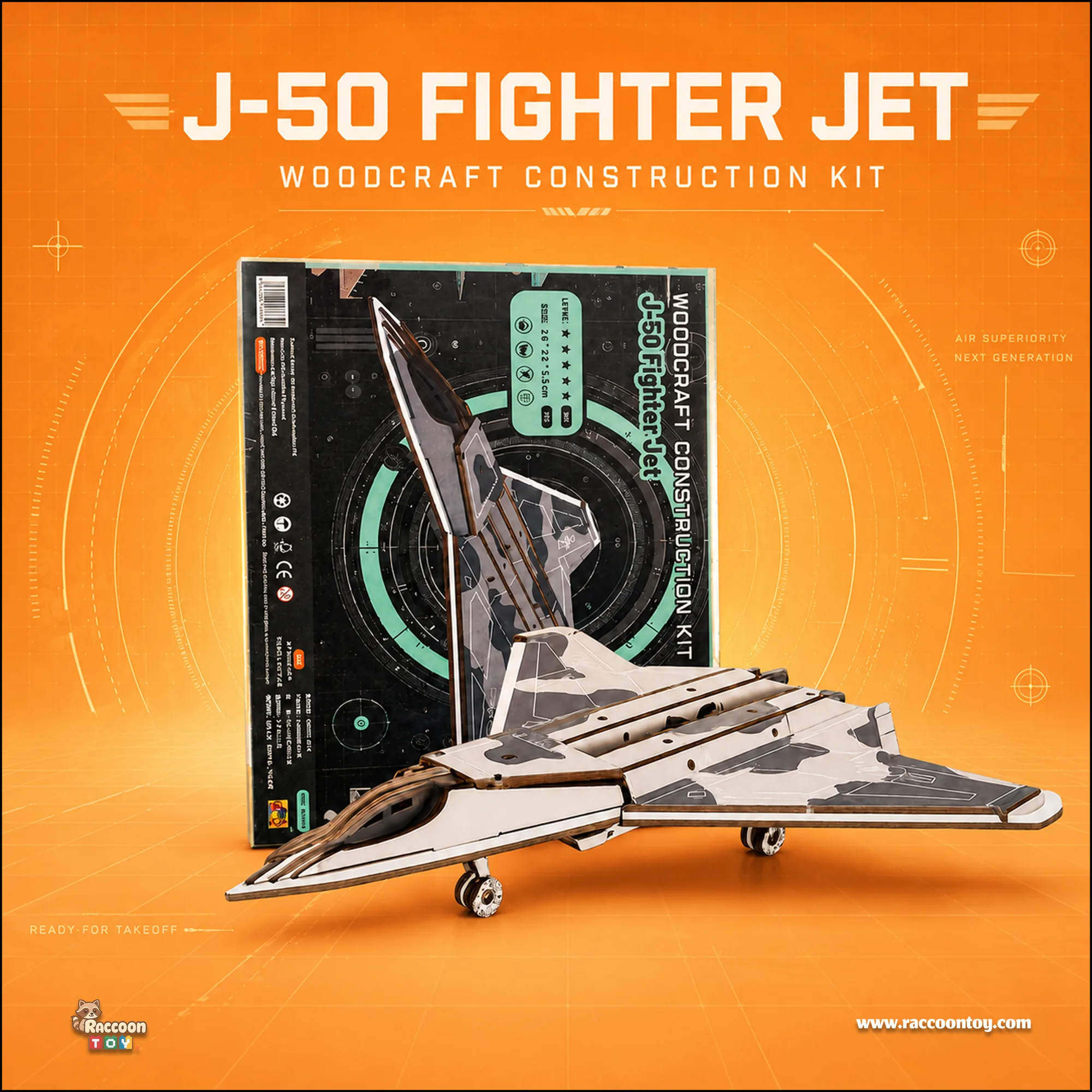 J-50 Fighter Jet - Woodcraft