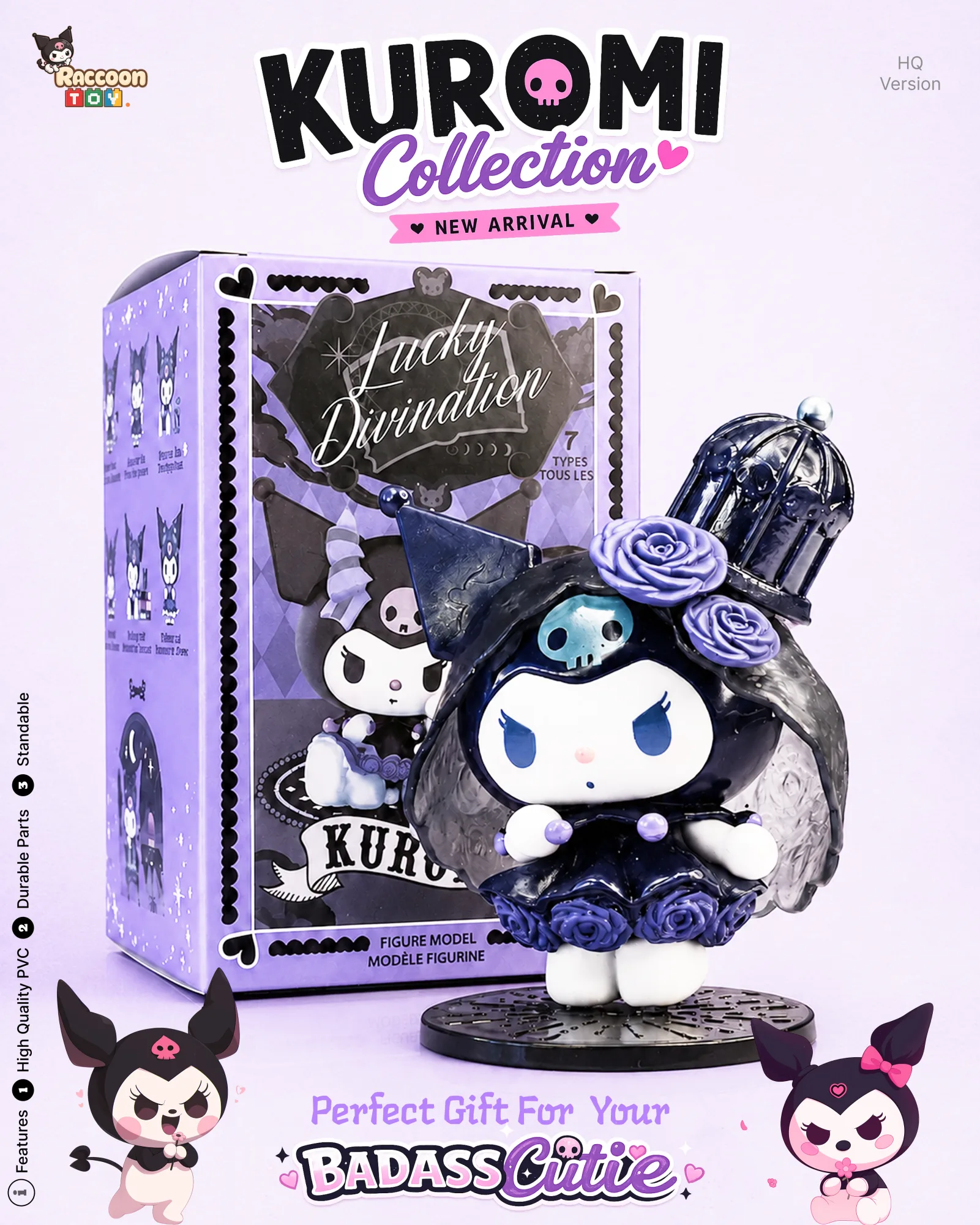 Kuromi Figure ( Rose Curse )