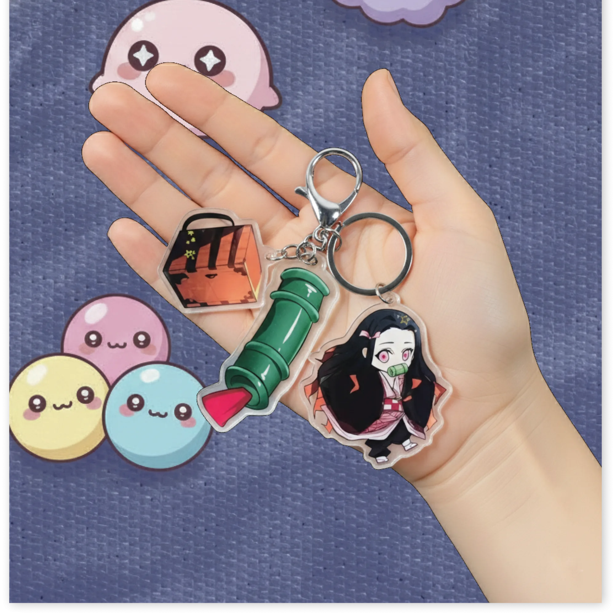 Nezuko Keychain