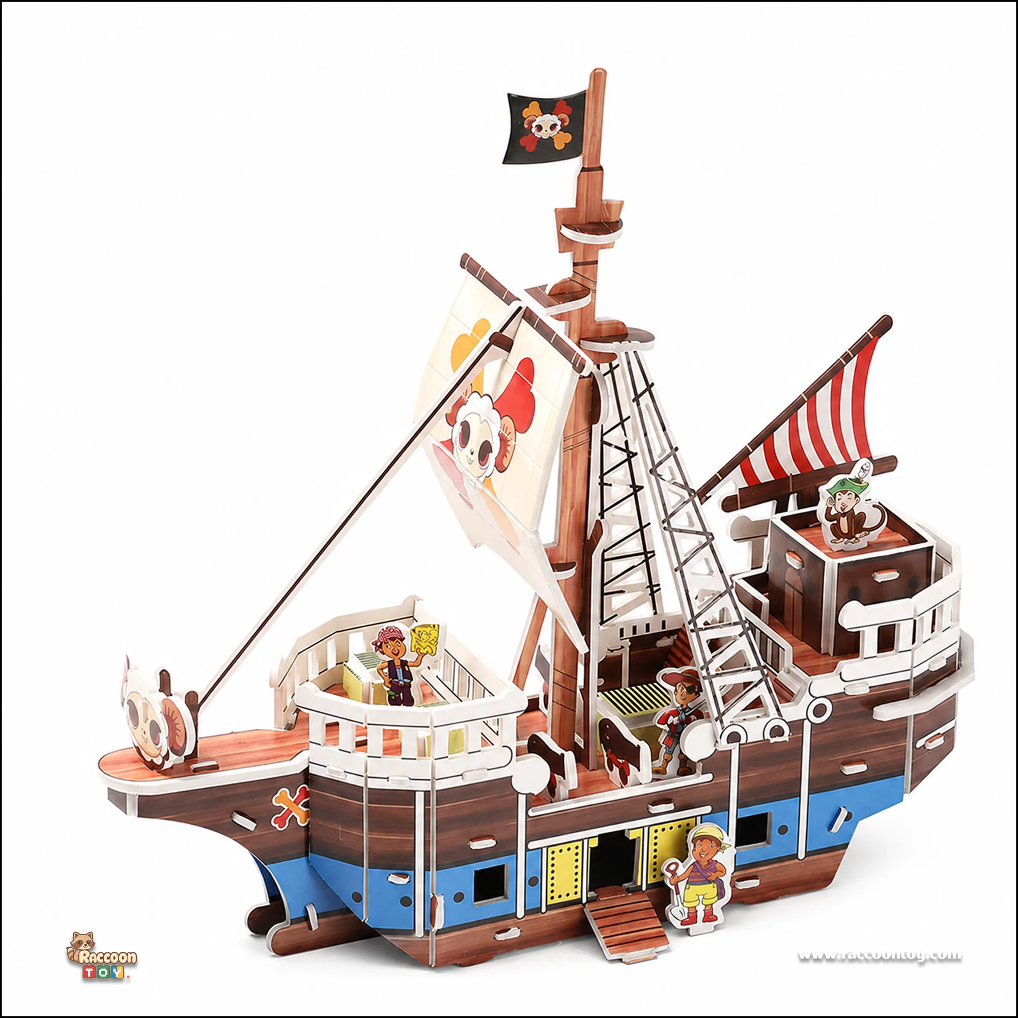 Q Pirate Ship 3D Puzzle - 2