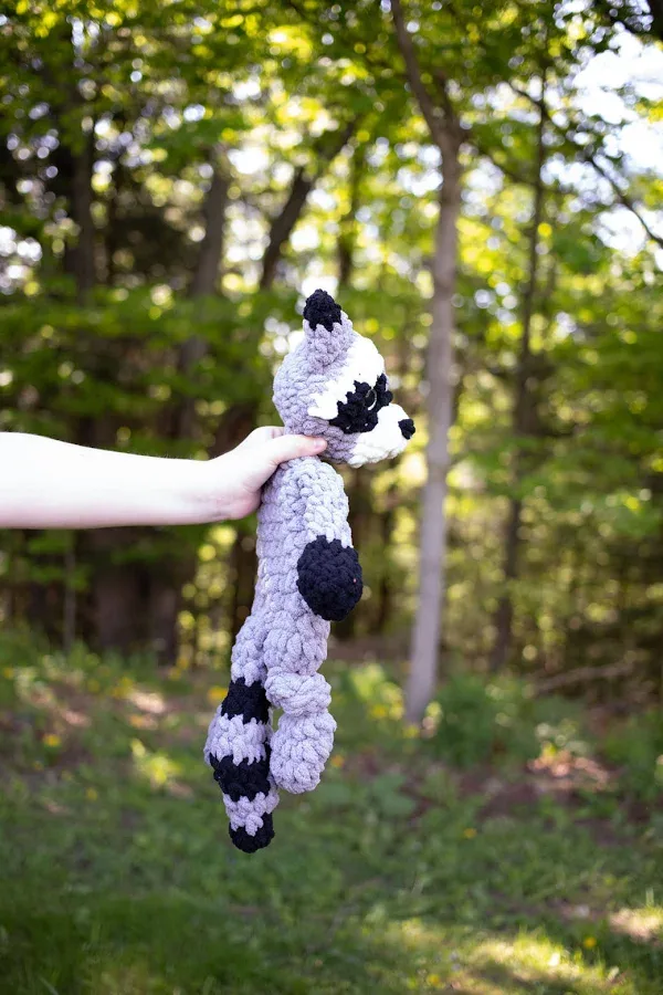 Raccoon Lovey Crochet Raccoon Snuggler - 2