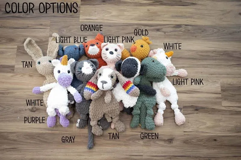 Raccoon Lovey Crochet Raccoon Snuggler - 5