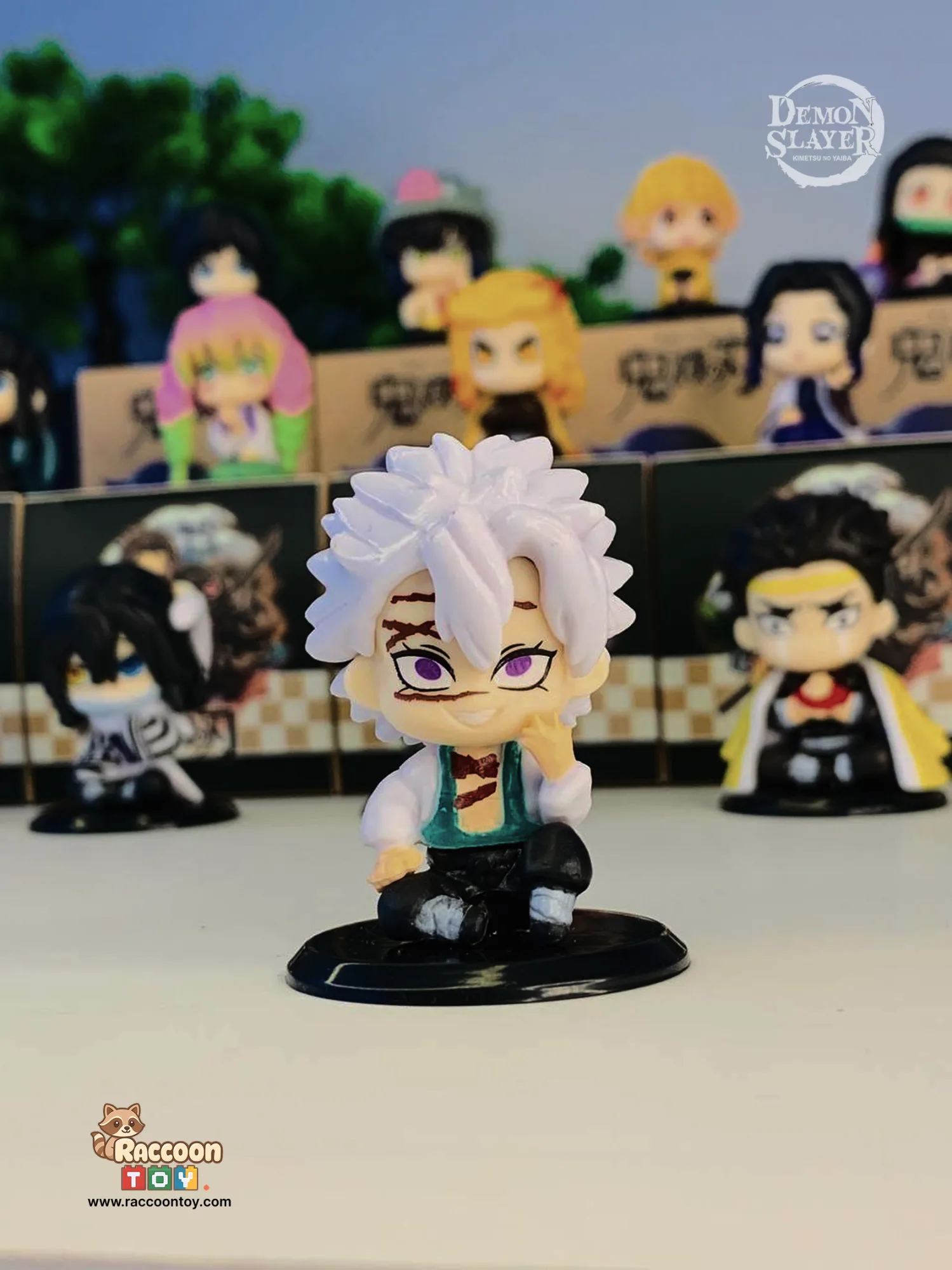 Sanemi Shinazugawa Chibi Action Figure Mini - 2