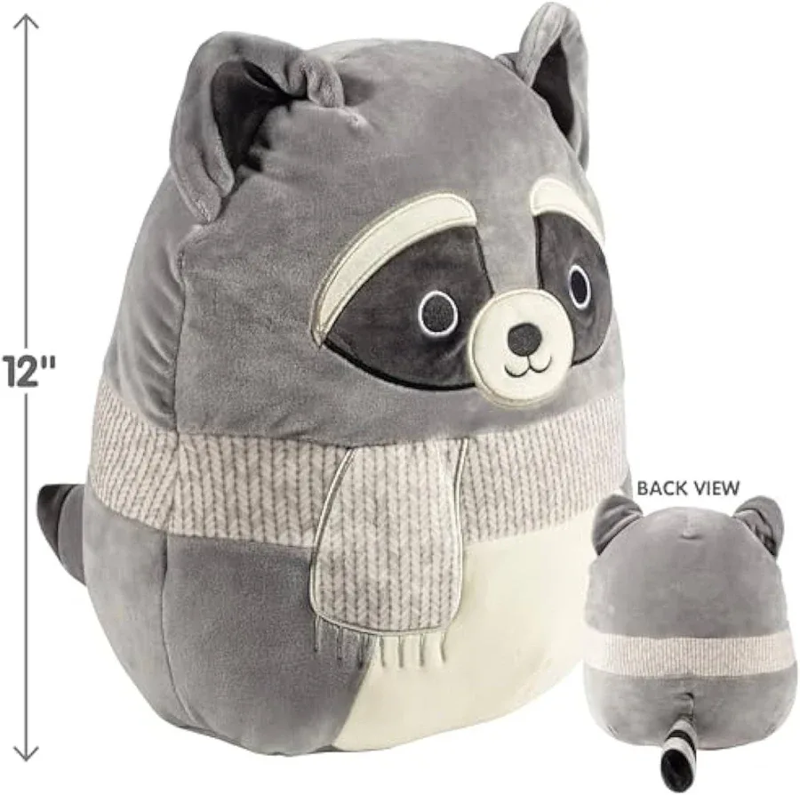 Squishmallows Original 12-Inch Rocky The Raccoon Official Jazwares Plush - 6