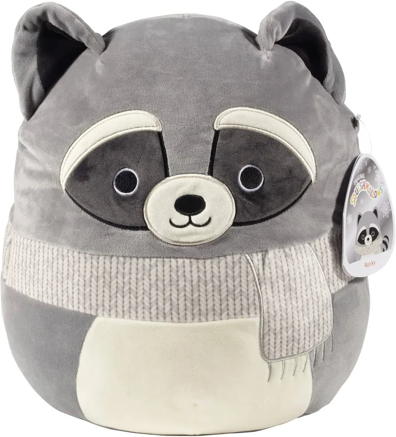Squishmallows Original 12-Inch Rocky The Raccoon Official Jazwares Plush - 2
