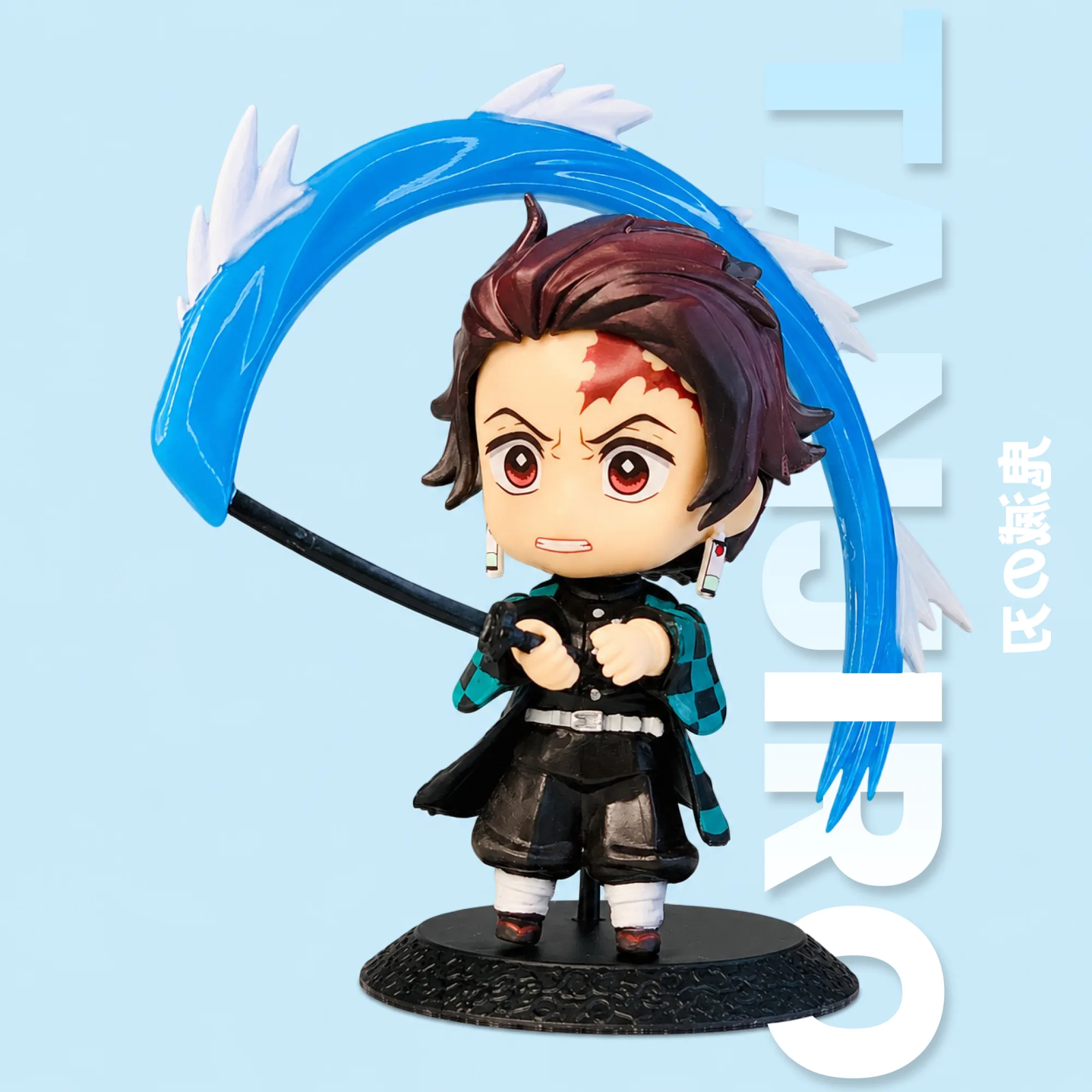 Tanjiro Chibi Action Figure ( Water Breathing )