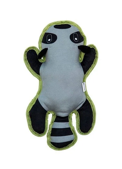 WOOF Oxford Raccoon Squeaky Plush Pet Toy - 2