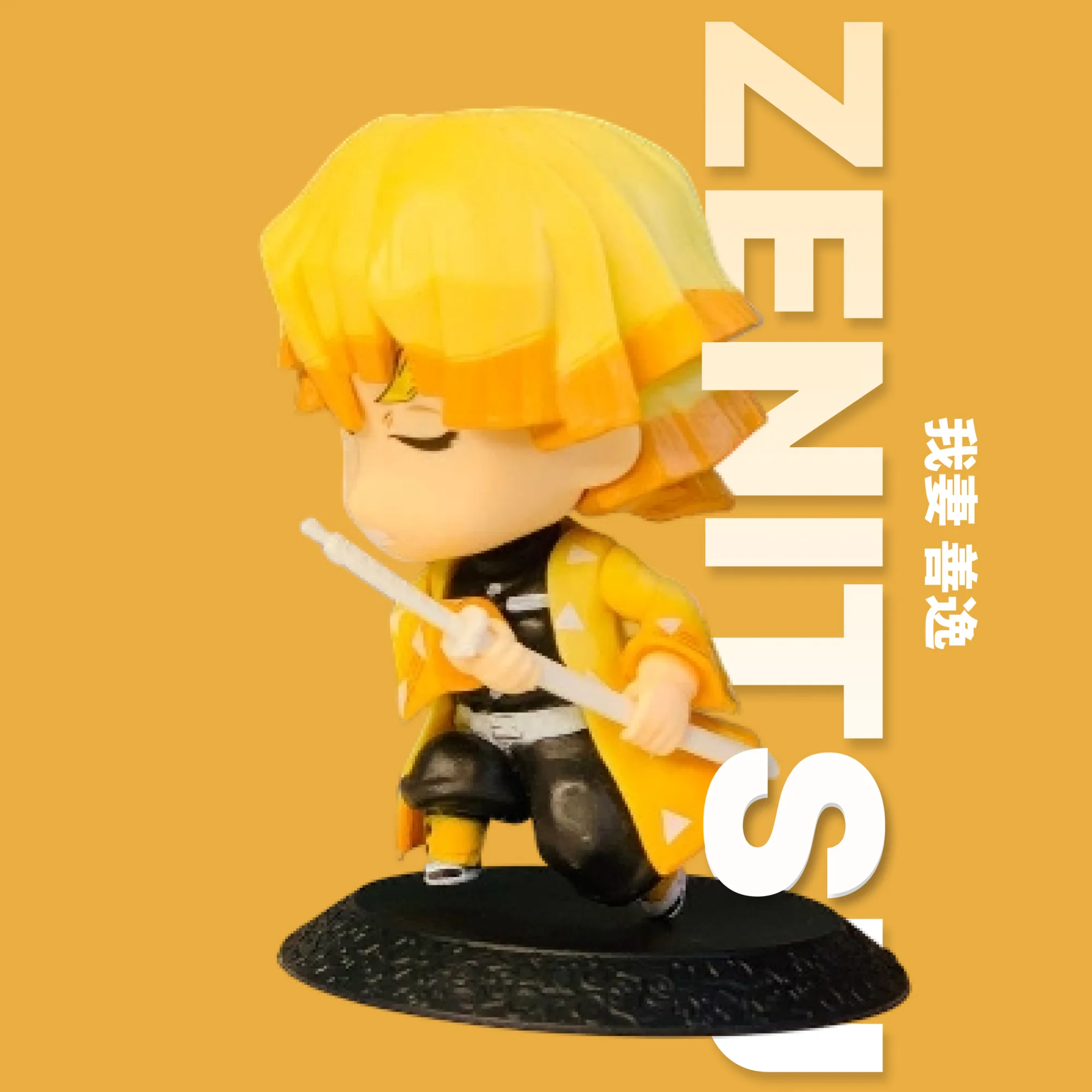 Zenitsu Chibi Action Figure ( Thunder Strike )